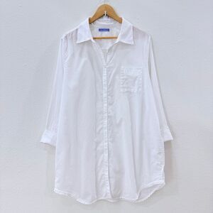 P. Jamas Women's Size Medium 100% Pima Cotton Night Dress Night Shirt Sleepwear